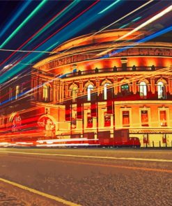 Royal Albert Hall At Night Diamond Painting