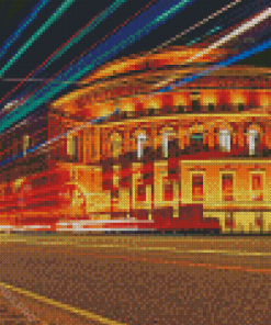 Royal Albert Hall At Night Diamond Painting