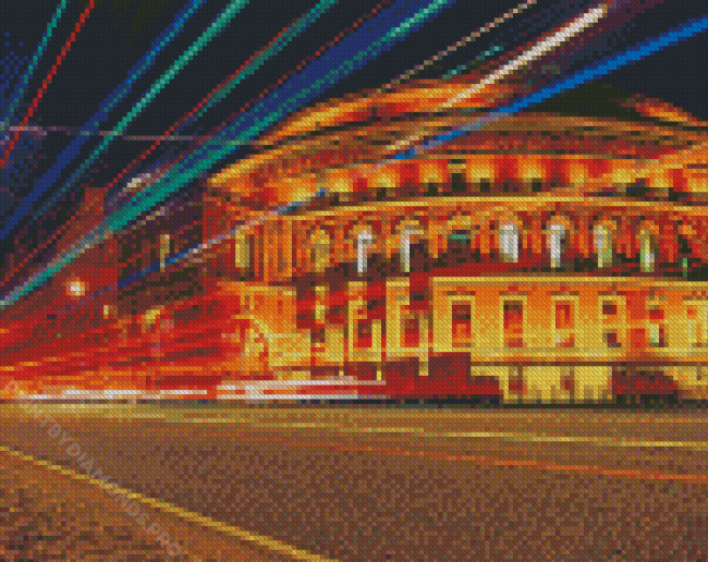 Royal Albert Hall At Night Diamond Painting