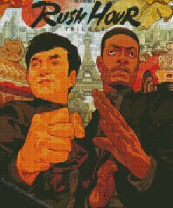 Rush Hour Poster Art Diamond Painting