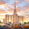 Seattle Temple Building Diamond Painting