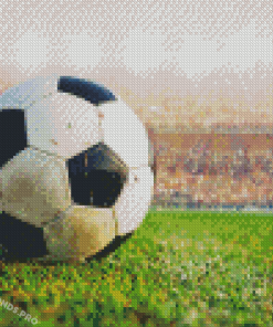 Soccer Ball Diamond Painting