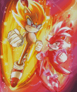 Sonic Rush Game Diamond Painting