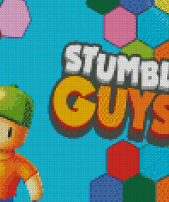 Stumble Guys Video Game Diamond Paintings