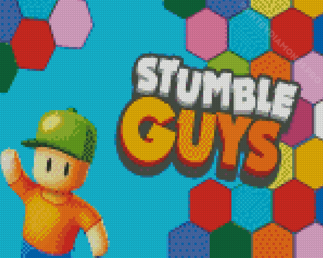 Stumble Guys Video Game Diamond Paintings