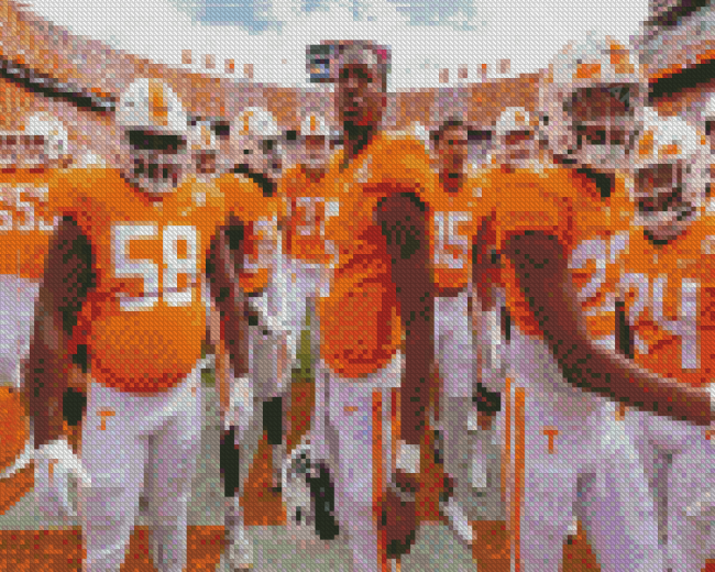 Tennessee Volunteers Football Team Diamond Painting