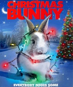 The Christmas Bunny Poster Diamond Painting