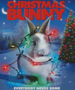 The Christmas Bunny Poster Diamond Painting