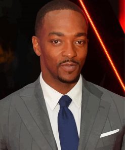 The Actor Anthony Mackie Diamond Painting