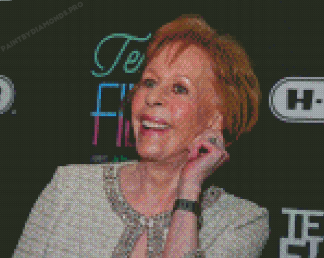 The Actress Carol Burnett Diamond Painting