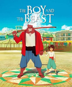 The Boy And The Beast Animation Poster Diamond Painting