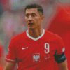 The Football Player Robert Lewandowski Diamond Painting