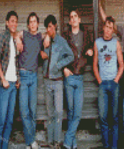 The Outsiders Characters Diamond Painting