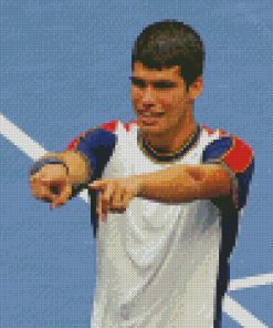 The Tennis Player Player Alcaraz Diamond Painting