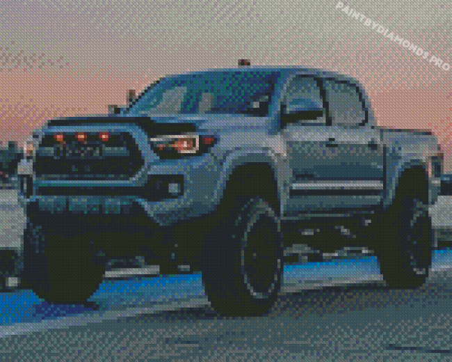 Toyota Tacoma Car Diamond Paintings