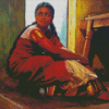 Traditional Idian Girl Diamond Paintings