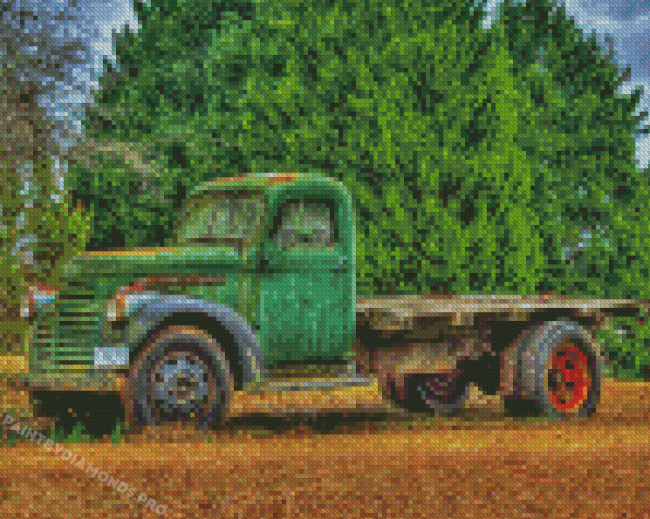 Vintage GMC Truck Diamond Paintings