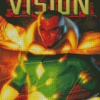 Vision Avengers Poster Diamond Painting