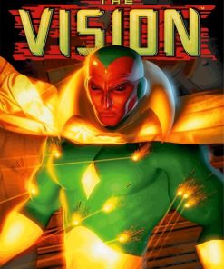 Vision Avengers Poster Diamond Painting