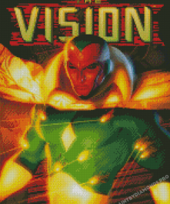 Vision Avengers Poster Diamond Painting