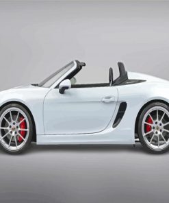 White Porsche Boxster Diamond Painting