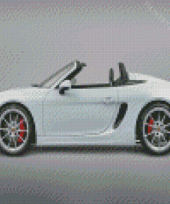 White Porsche Boxster Diamond Painting