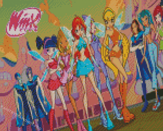 Winx Club Animation Diamond Painting