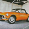 Yellow Mgb Diamond Painting