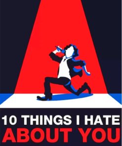 10 Things I Hate About You Illustration Poster Diamond Painting