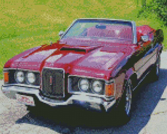 1972 Cougar Car Diamond Painting