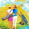 Abstract Golfers Ladies Diamond Painting