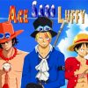 Ace Luffy Sabo One Piece Anime Diamond Painting