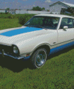 Aesthetic 1970 Ford Maverick Diamond Painting