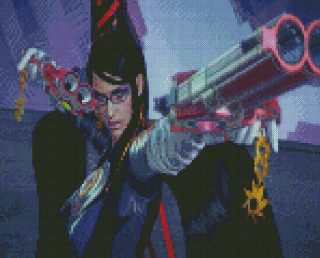 Aesthetic Bayonetta Diamond Painting