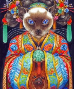 Asian Cat Diamond Painting