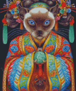 Asian Cat Diamond Painting