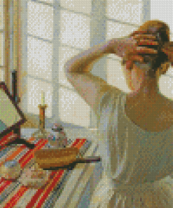 At The Dressing Table Diamond Painting