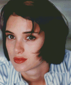 Young American Actress Winona Ryder Diamond Painting