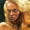 Beautiful Girl With Golden Hair Art Diamond Painting