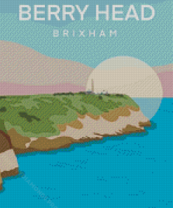 Berry Head Brixham Poster Diamond Painting