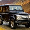 Black Land Rover Defender Car Diamond Painting