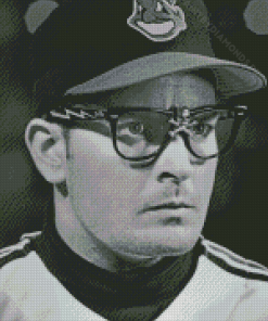 Black And White Ricky Vaughn Diamond Painting