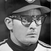 Black And White Ricky Vaughn Diamond Painting