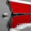 Black And White Red Boat Diamond Painting