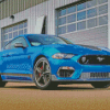 Blue Mustang Mach 1 Diamond Painting