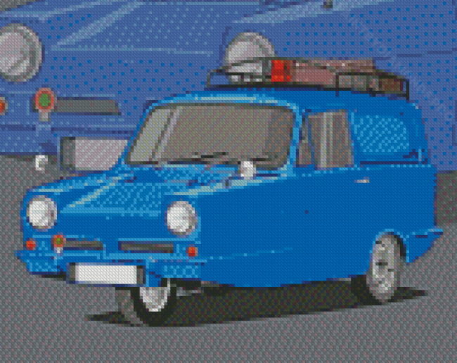 Blue Robin Reliant Diamond Painting