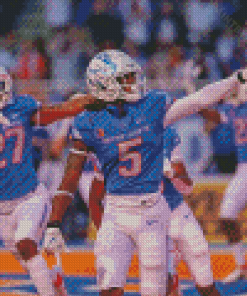 Boise State American Footballers Diamond Painting