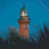 Brick Lighthouse At Night Diamond Painting