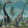 Brontosaurus Dinosaurs Diamond Painting