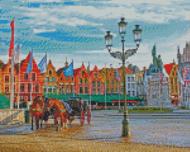 Bruges Belgium City Diamond Painting